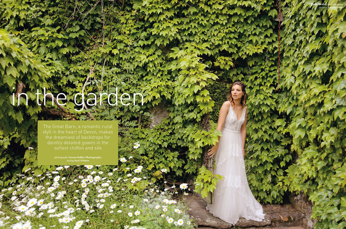 Wedding Dresses Devon | The Great Barn | Emma Solley Photography
