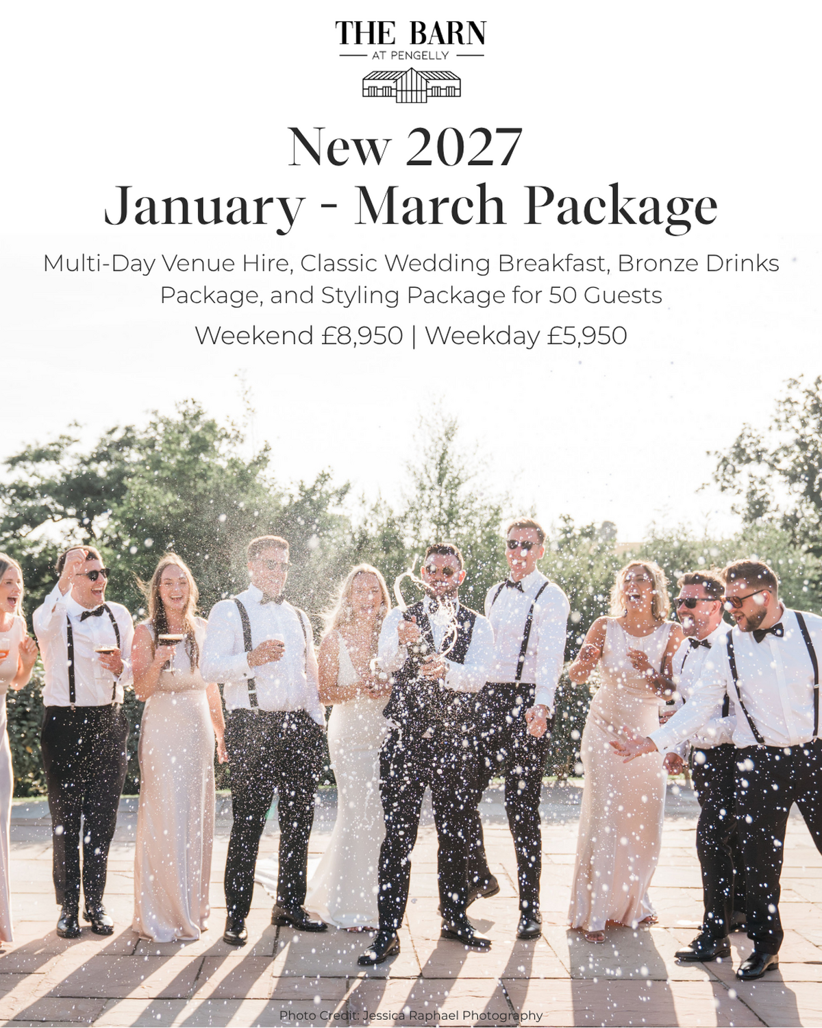 The Barn at Pengelly Special Offer for 2027 Weddings