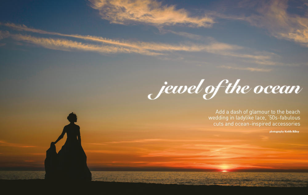 Wedding Dresses Cornwall | Lusty Glaze | Keith Riley Photography