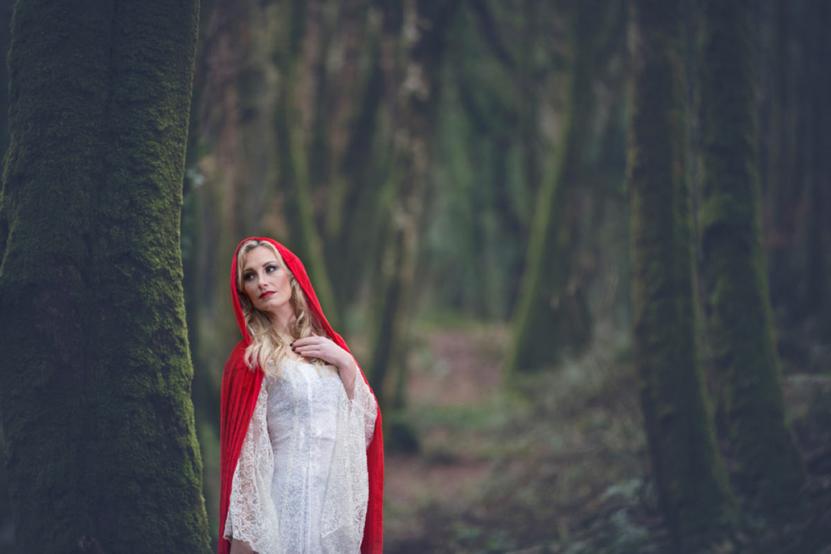 'Little Red Bridal' shoot