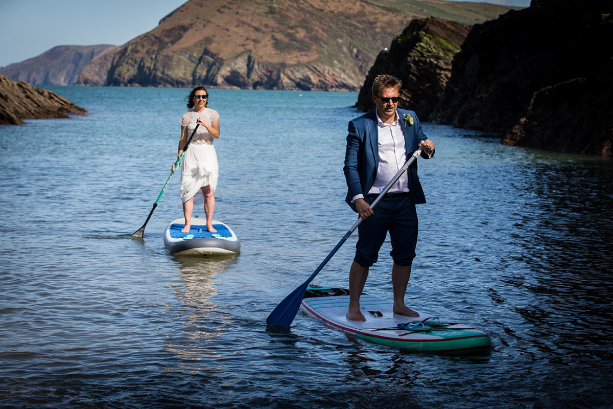 Wedding at Watermouth Cove, Devon