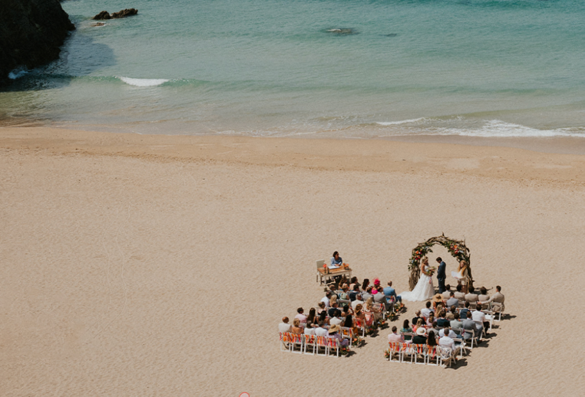 Lusty Glaze Beach Wedding Open Day