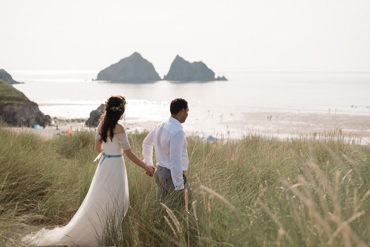 Wedding at Treseren, Cornwall