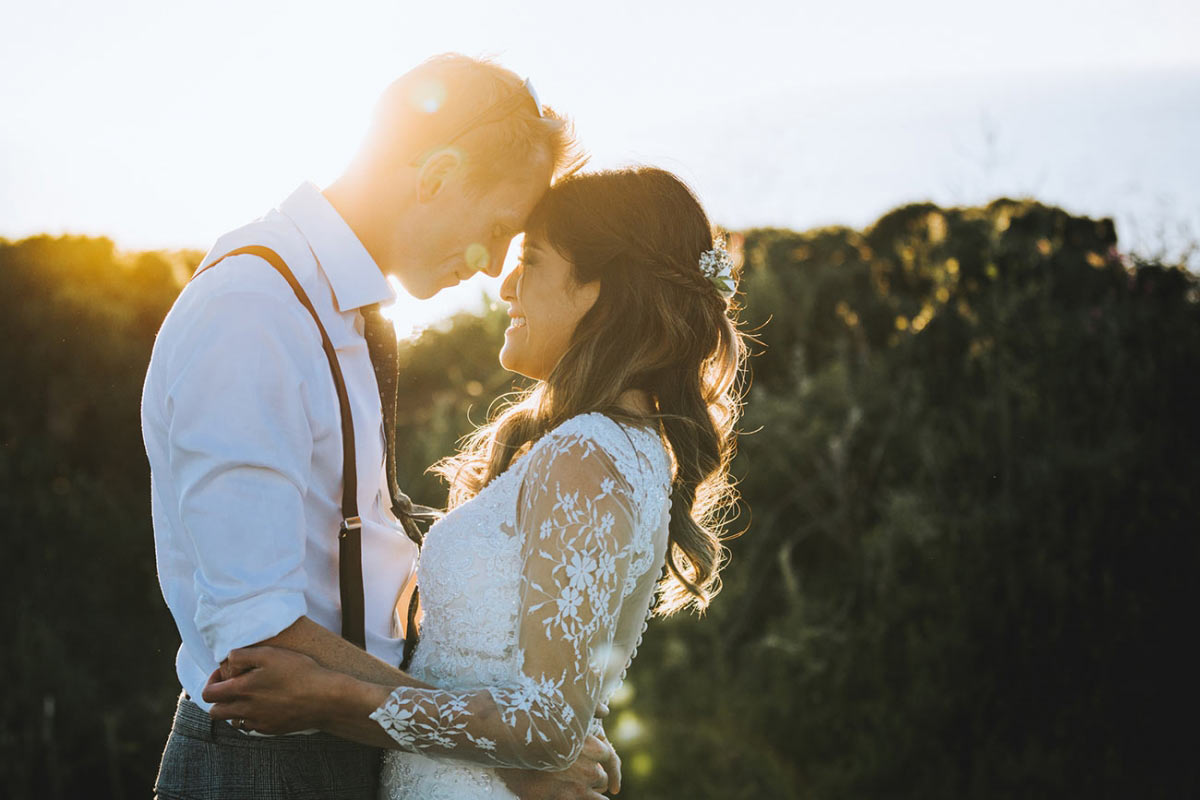 Summer solstice wedding in Cornwall