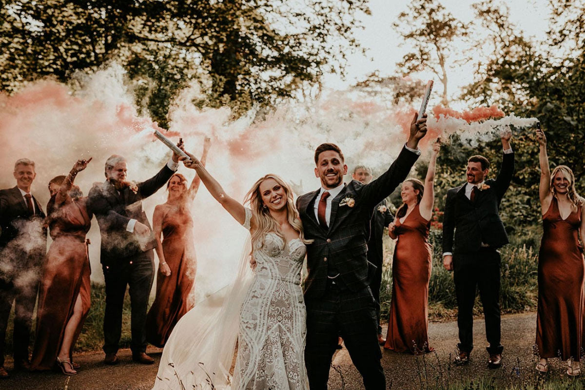 Wedding at Burncoose House, Cornwall