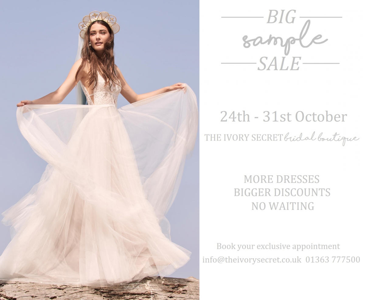 Big sample sale at The Ivory Secret