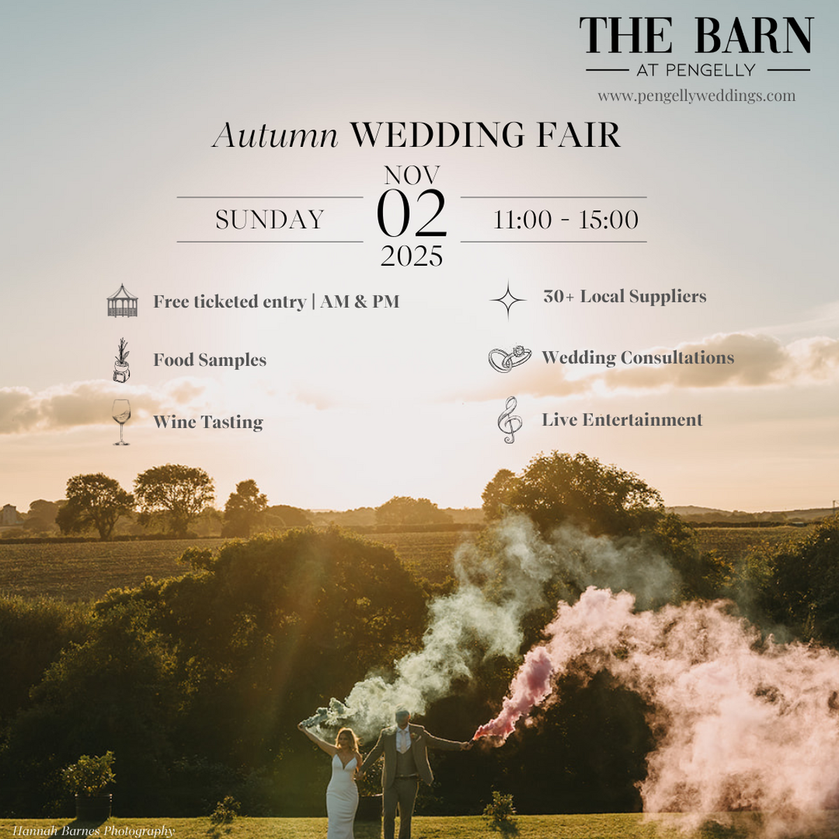 The Barn at Pengelly Autumn Wedding Fair