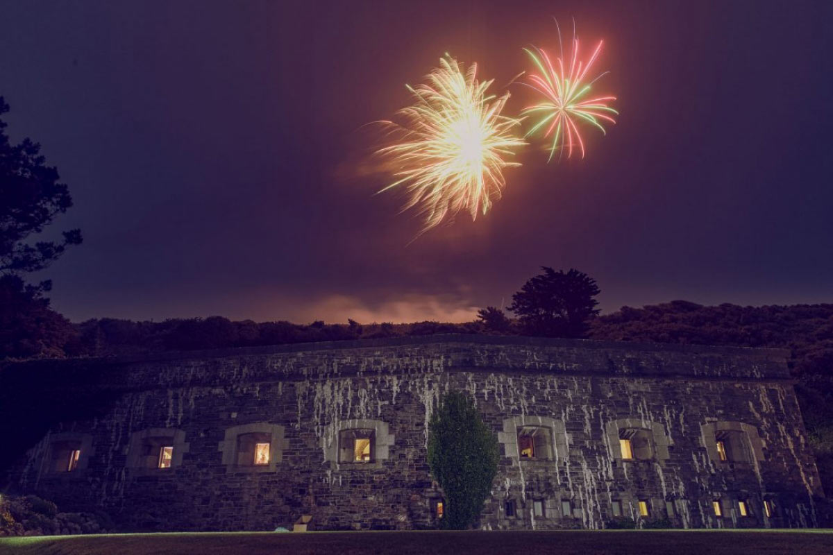 Special offer on a New Year wedding at Polhawn Fort