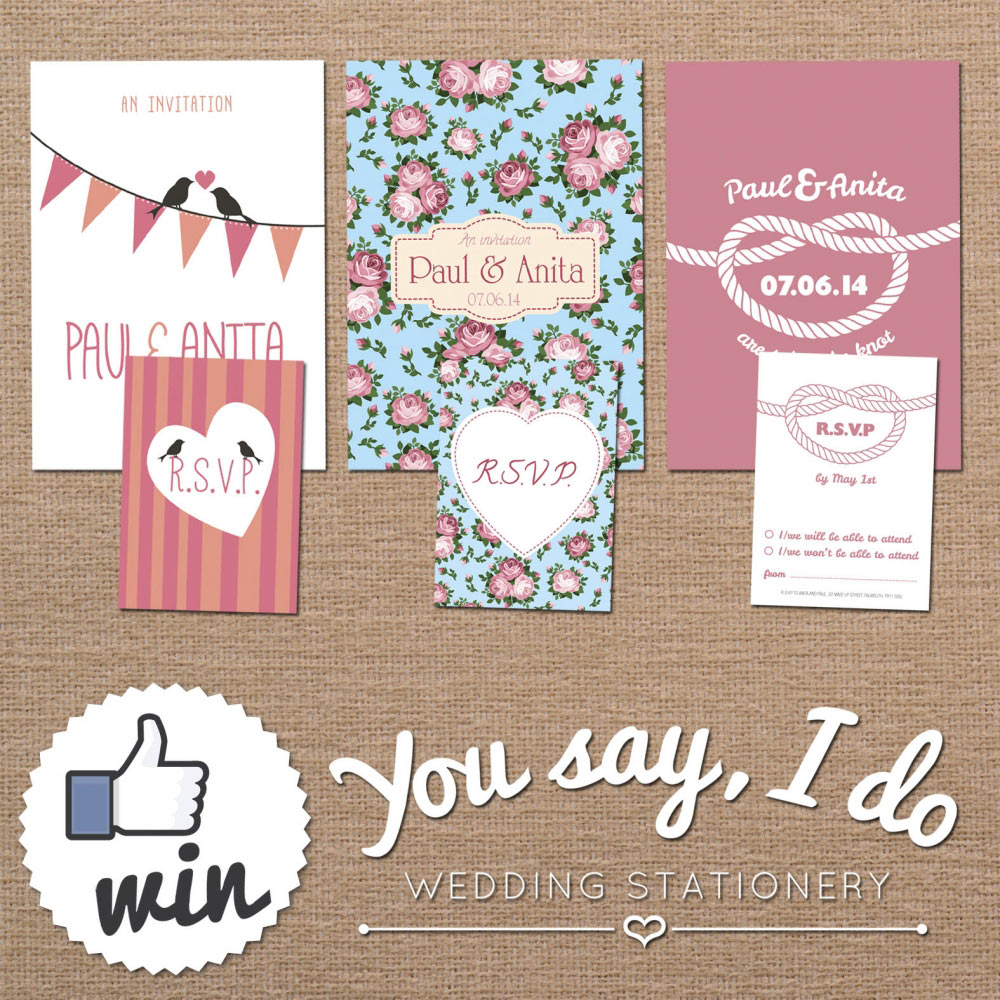 Win 'You Say, I Do' Wedding Stationery