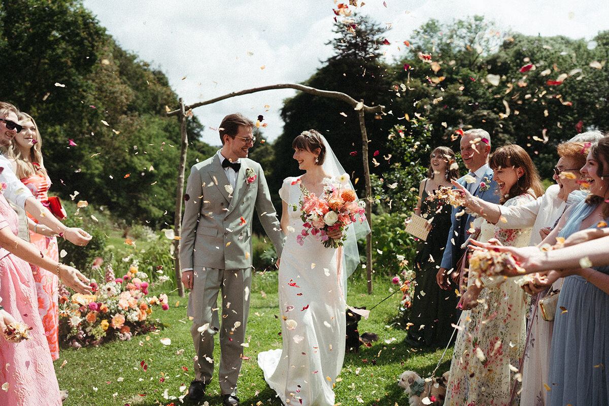 Wedding at Carwinion House, Cornwall