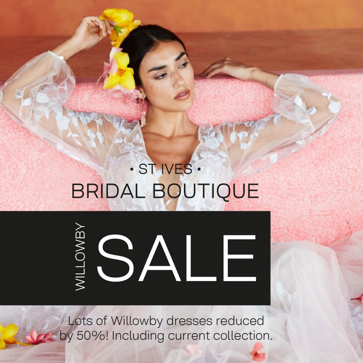 Willowby by Watters sale at St Ives Bridal Boutique