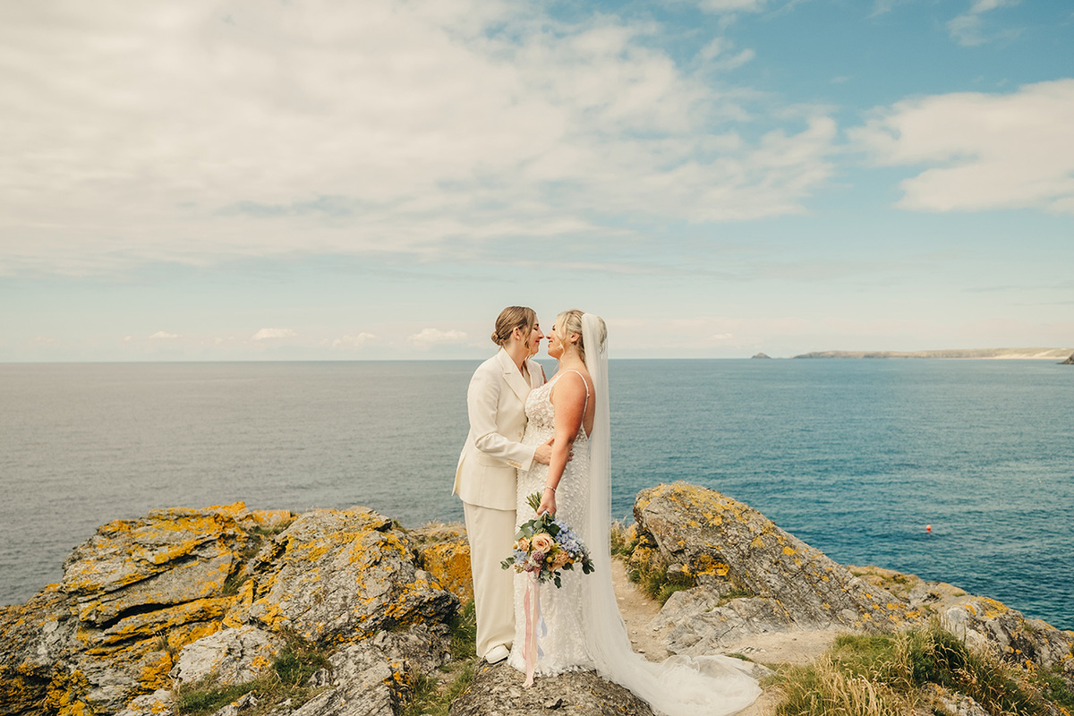 Wedding at Driftwood Spars, Cornwall