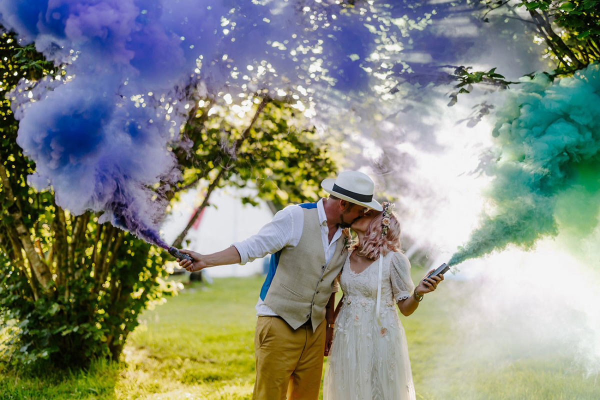 Wedding at Cornish Tipi Weddings