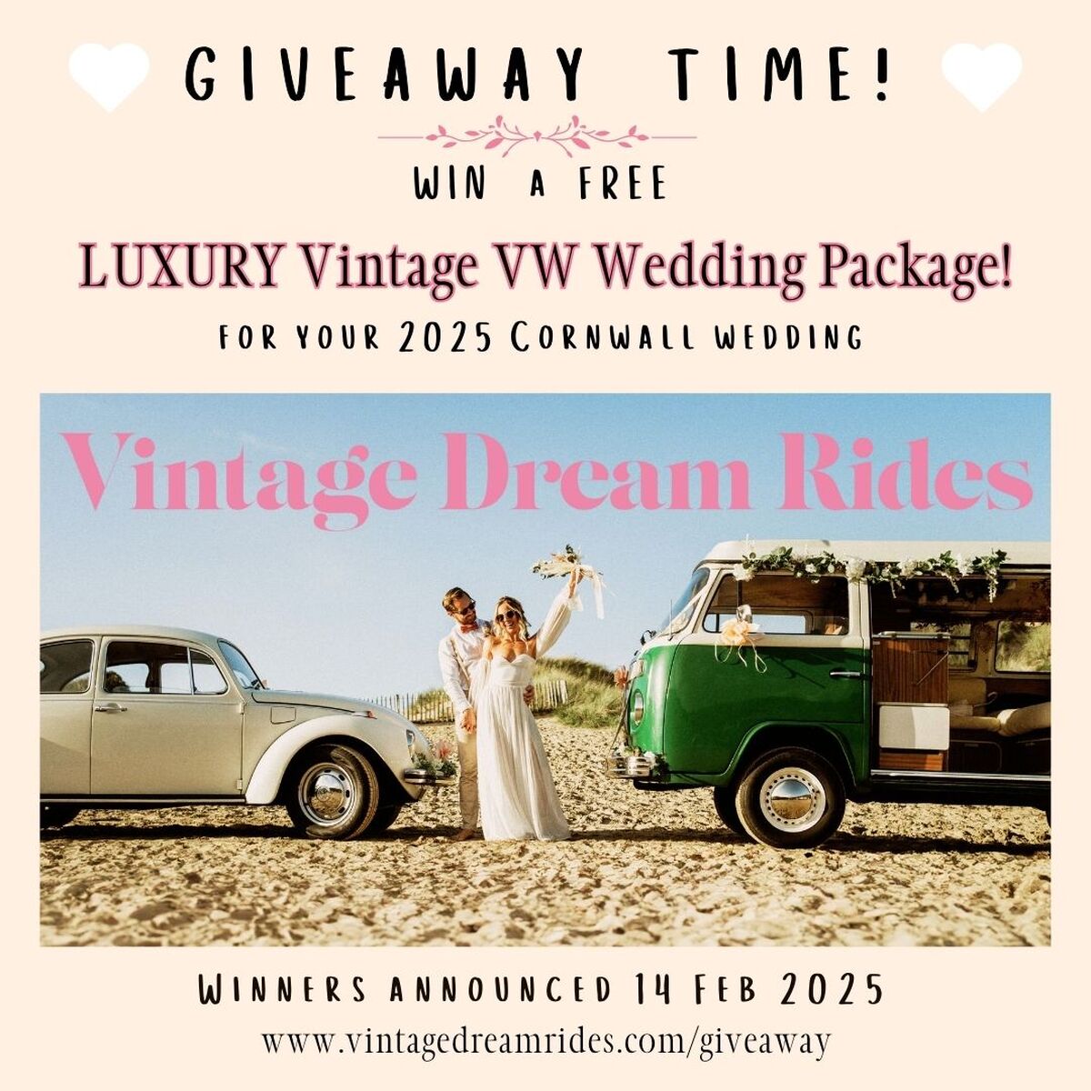 Win a luxury vintage VW wedding package!