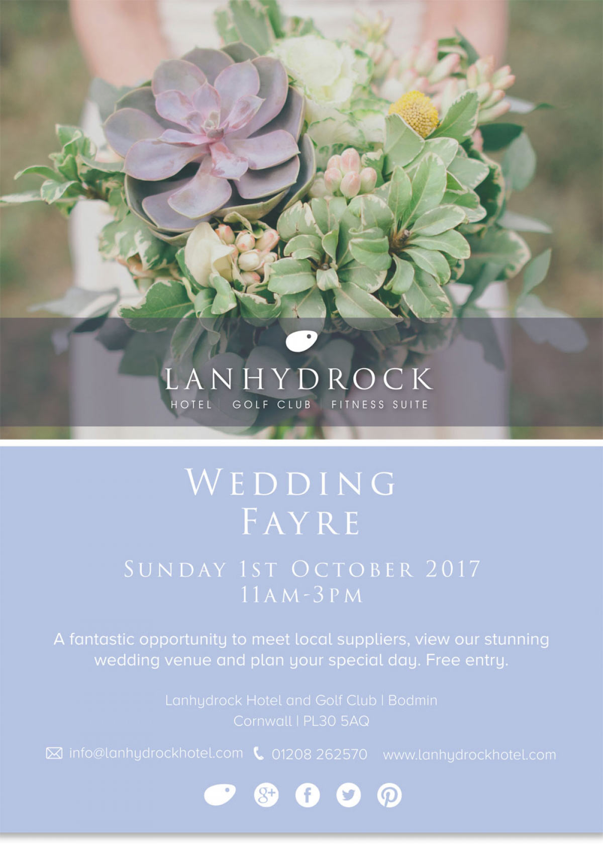 Wedding Fayre at Lanhydrock Hotel and Golf Club