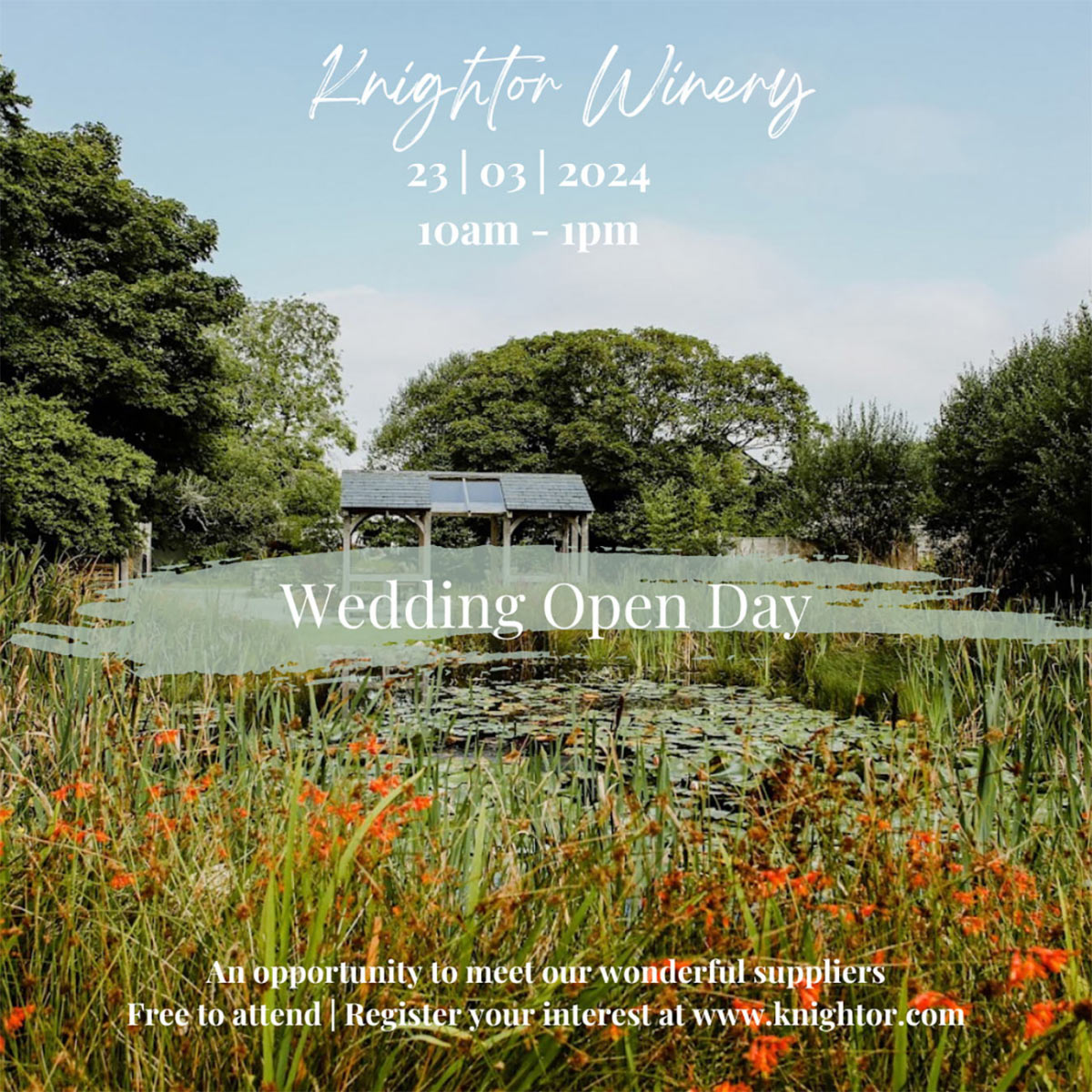 Knightor Winery wedding open day