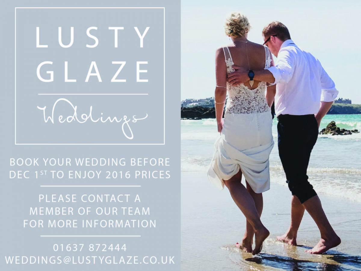 Special offer at Lusty Glaze Beach
