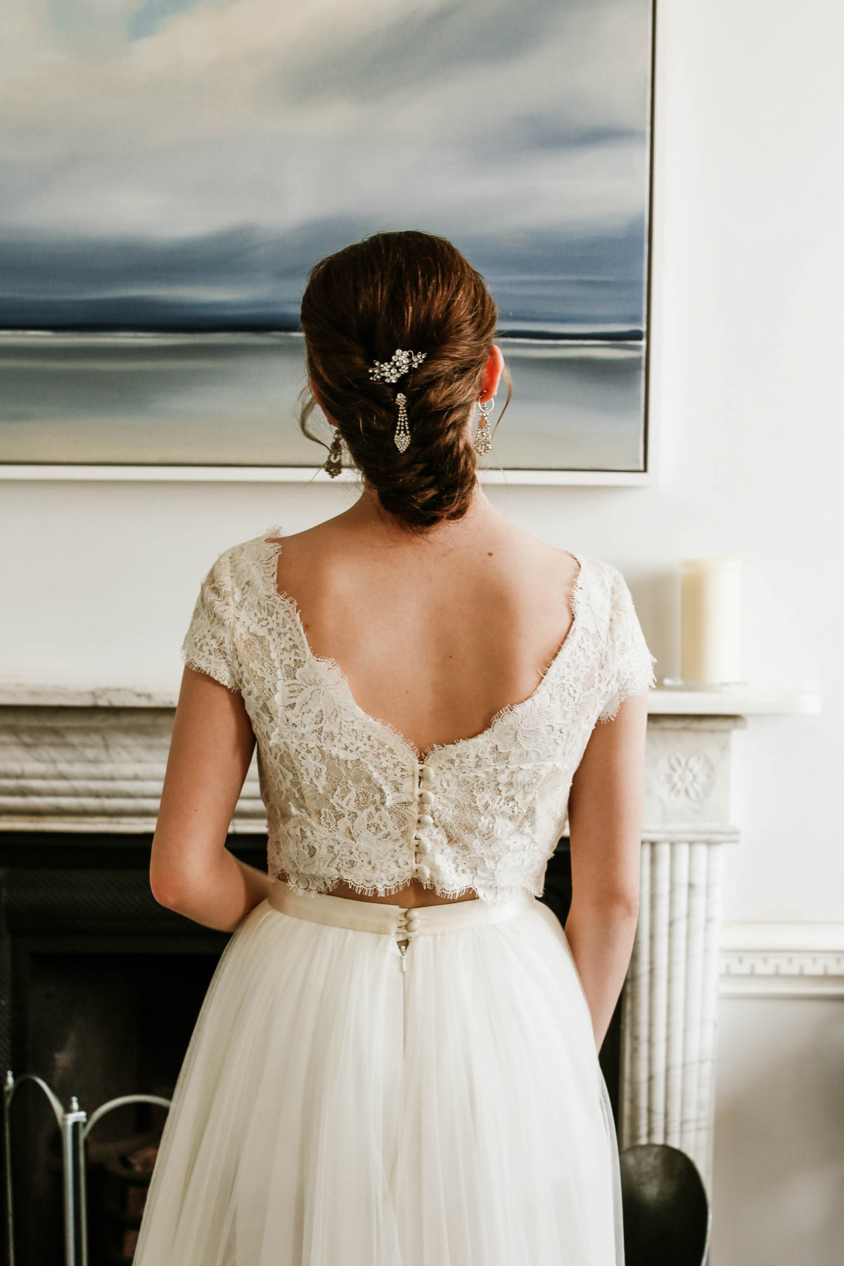 Beautiful bridal hair by Hunter & Walsh
