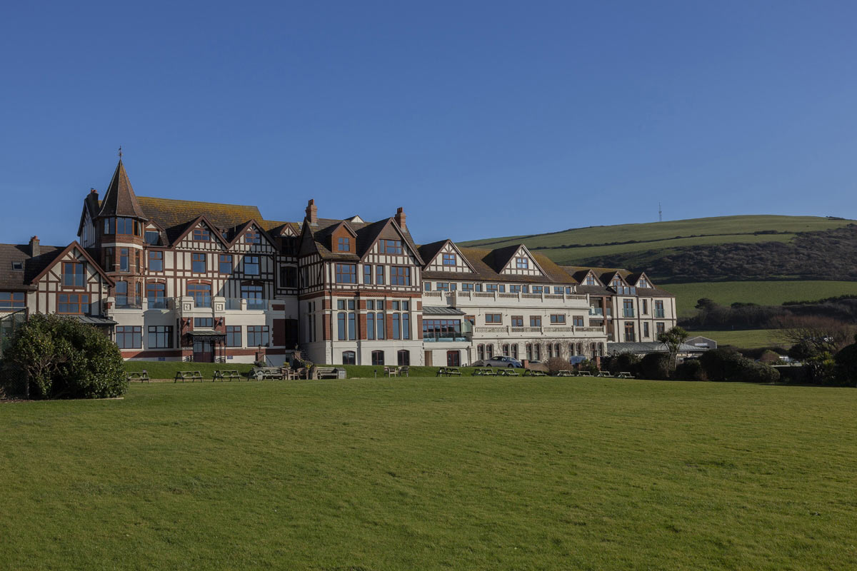 A spa and a cinema by the sea at Woolacombe Bay Hotel