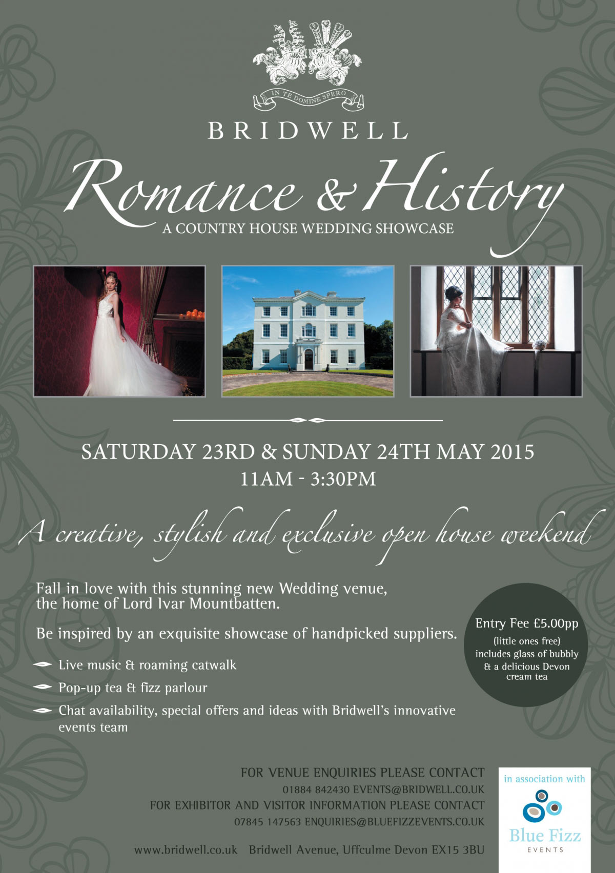 Romance & History - A Country House Wedding Showcase at Bridwell Park
