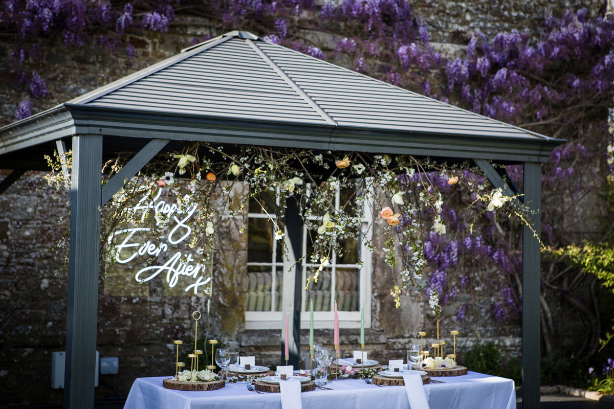 A rustic country wedding