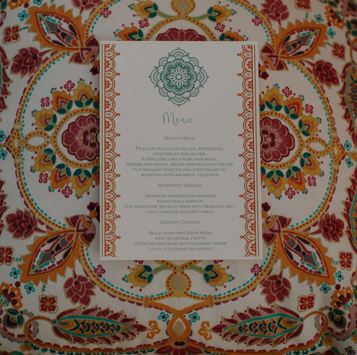 Indian summer stationery from Knots & Kisses