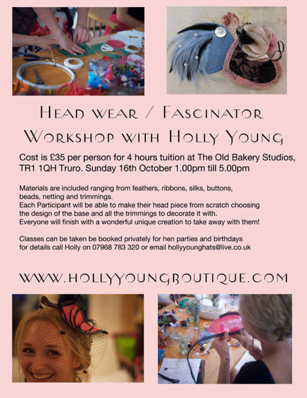 Holly Young Fascinator Workshop