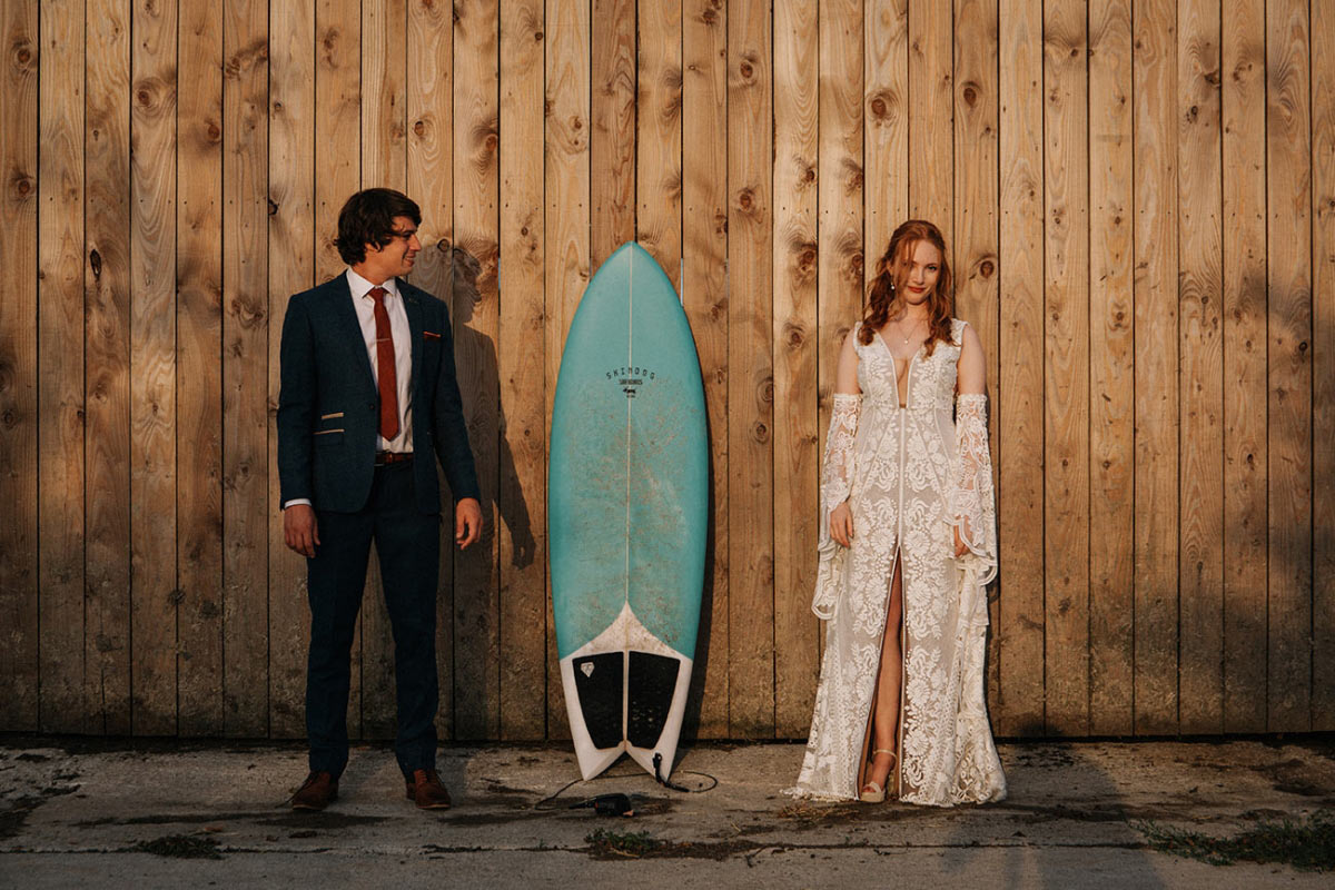 Wedding at Stennack Farm, Cornwall