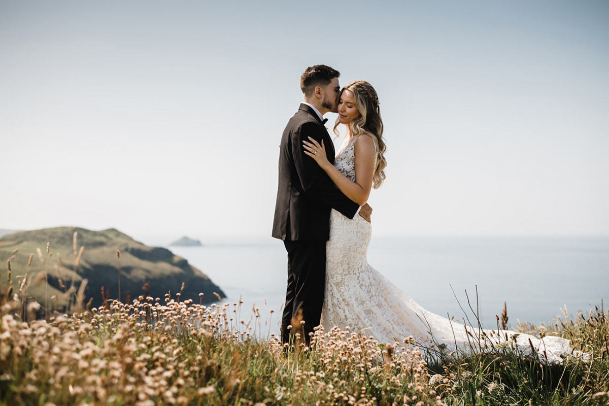 Wedding at Roscarrock Manor Farm, Cornwall