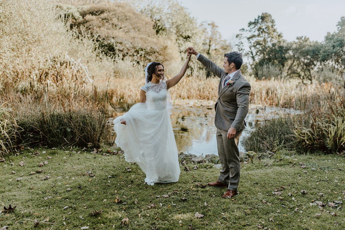 Wedding at Knightor Winery, Cornwall