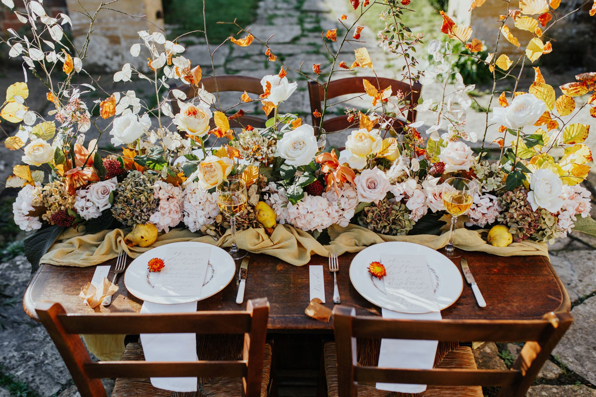 Autumn wedding inspiration with a Jane Austen twist