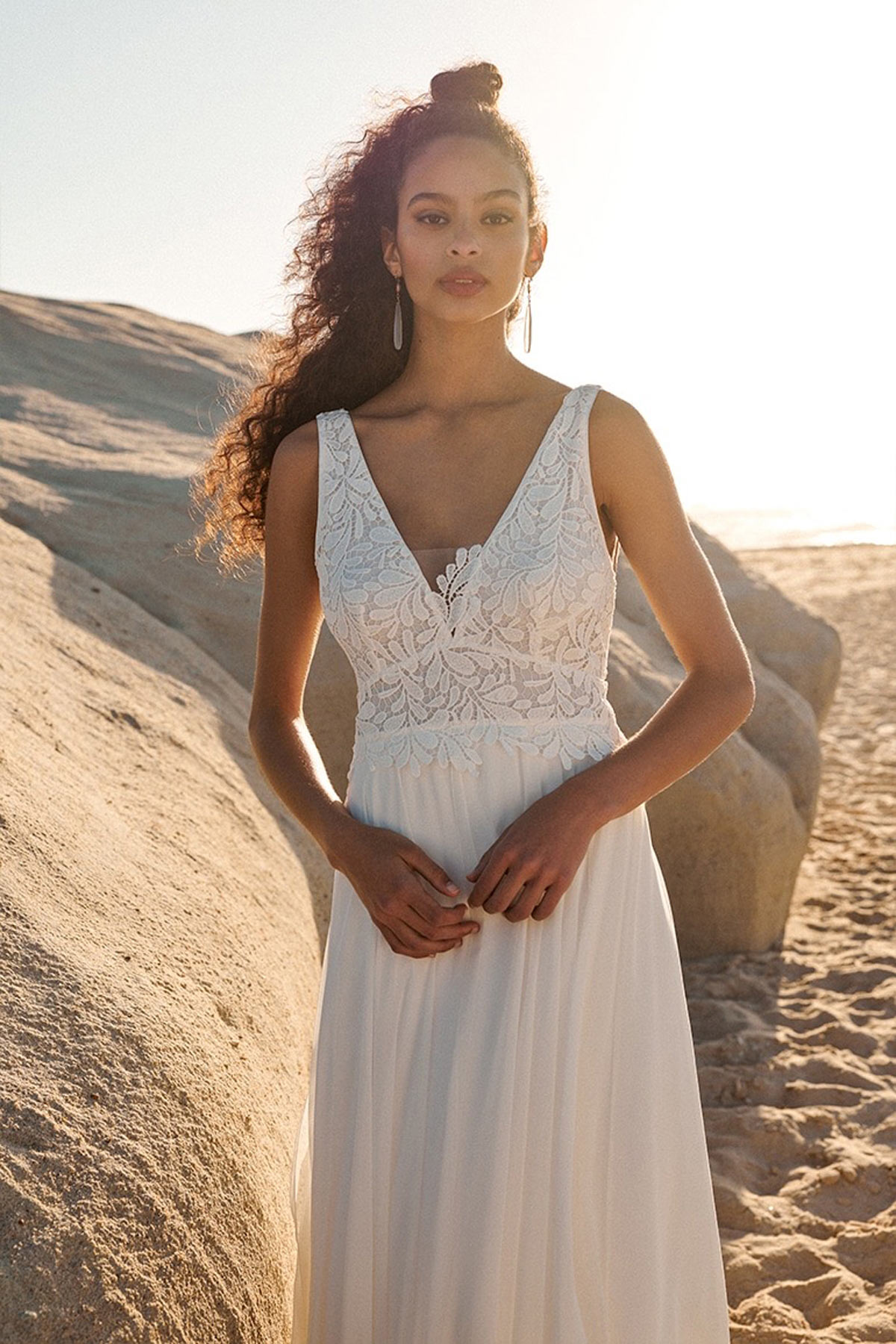 simple beach wedding dress