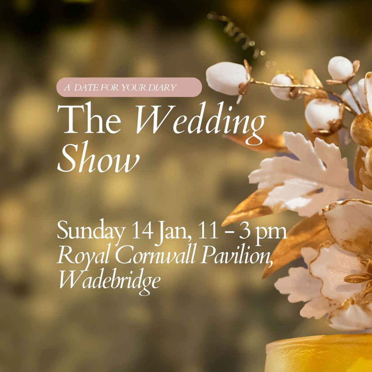 Art of Weddings Show at Royal Cornwall Pavilion Centre