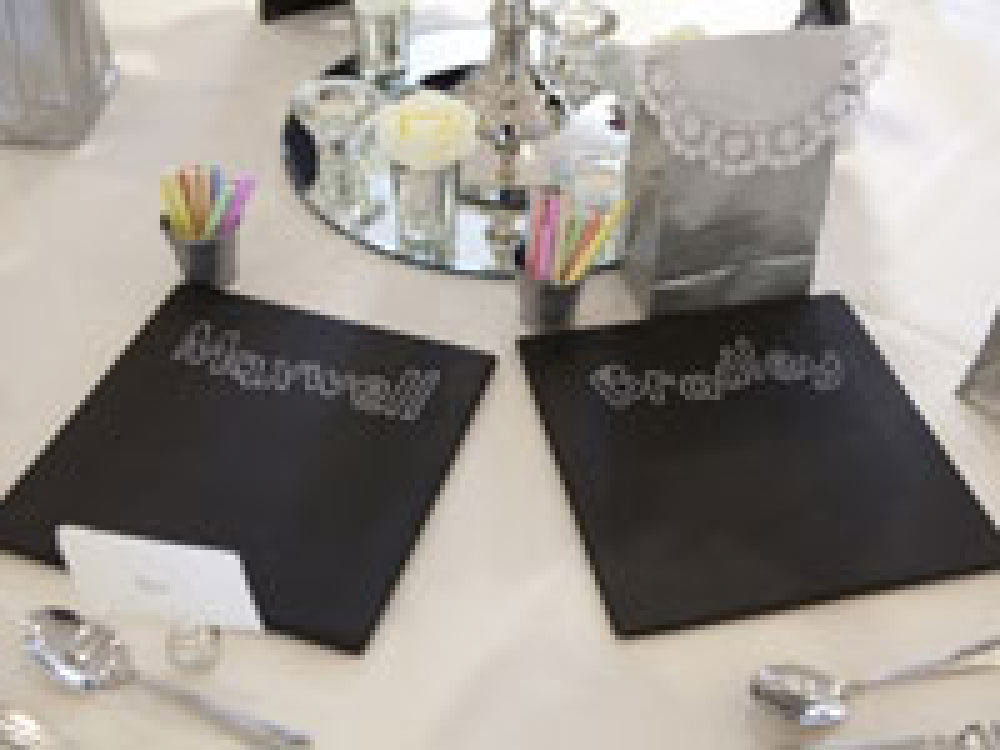 Wedding Receptions- Place Setting Ideas