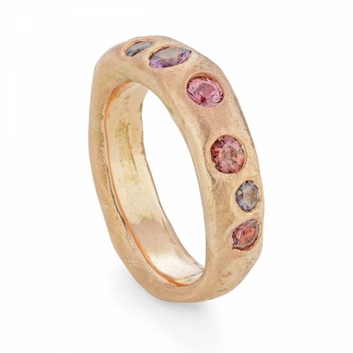 Gemstone wedding and engagement rings