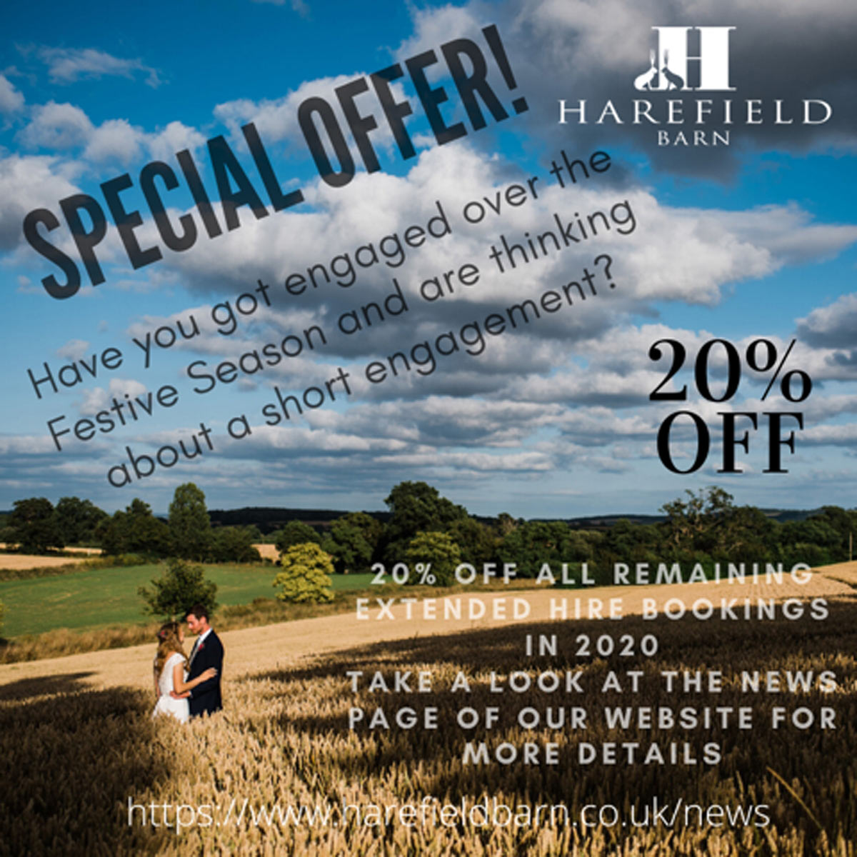 Special offer from Harefield Barn