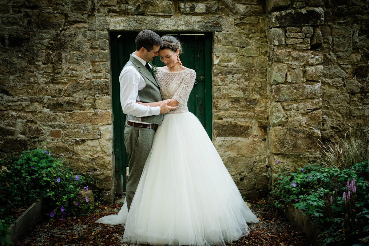 Wedding at Enys Gardens, Cornwall