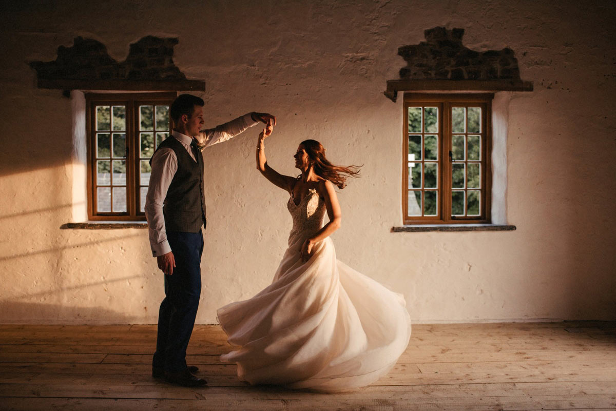 Wedding at Launcells Barton, Cornwall