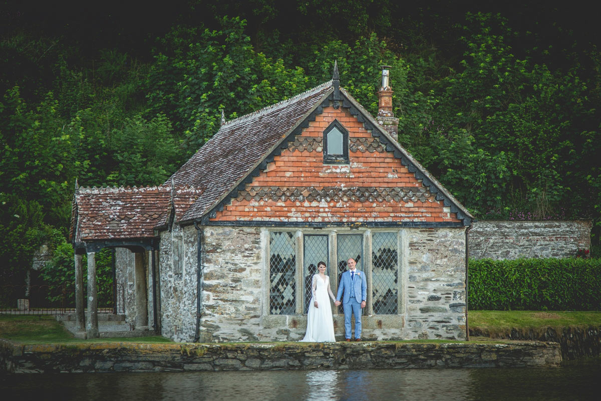 Wedding at Pentillie Castle, Cornwall