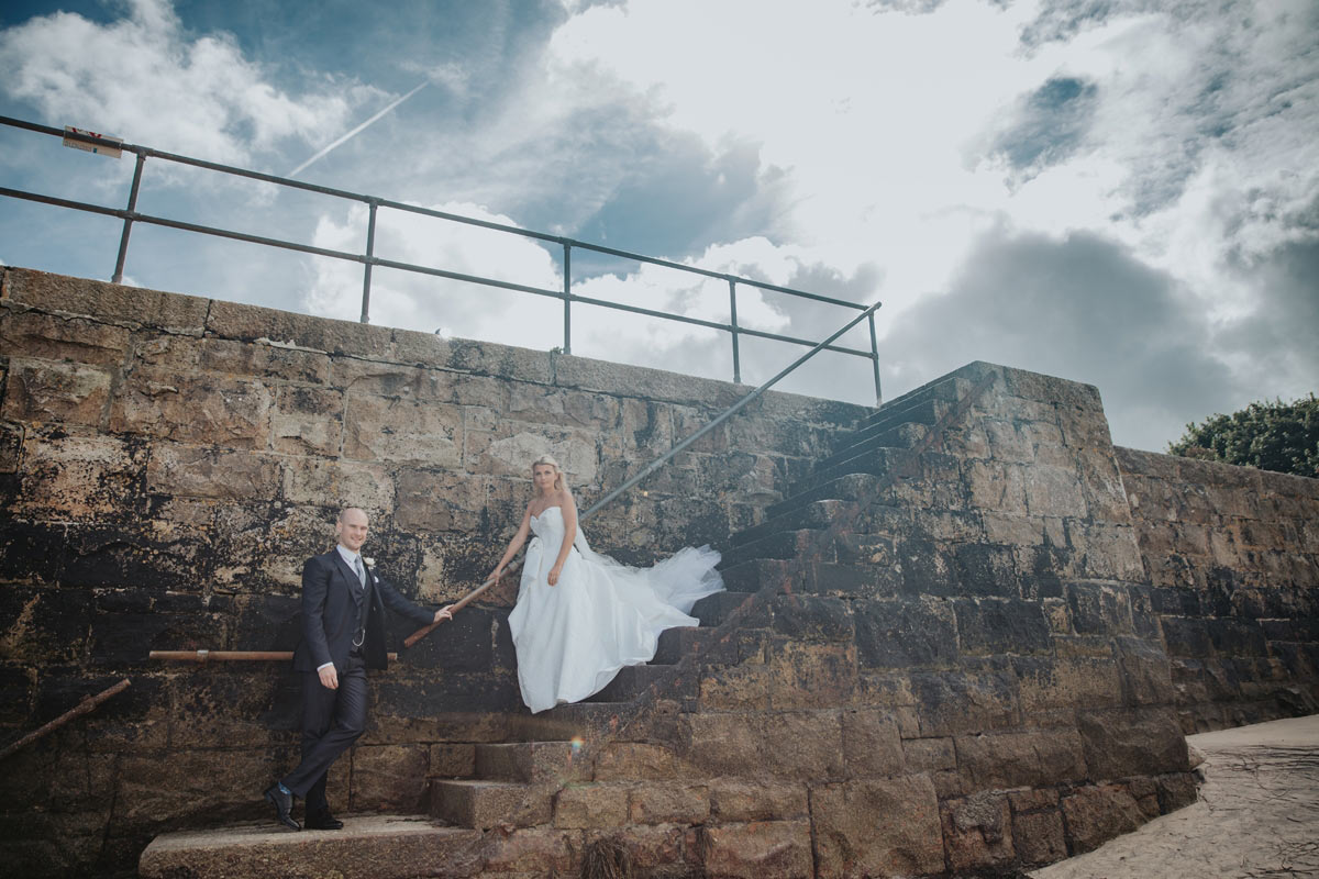 Wedding at Scorrier House, Cornwall