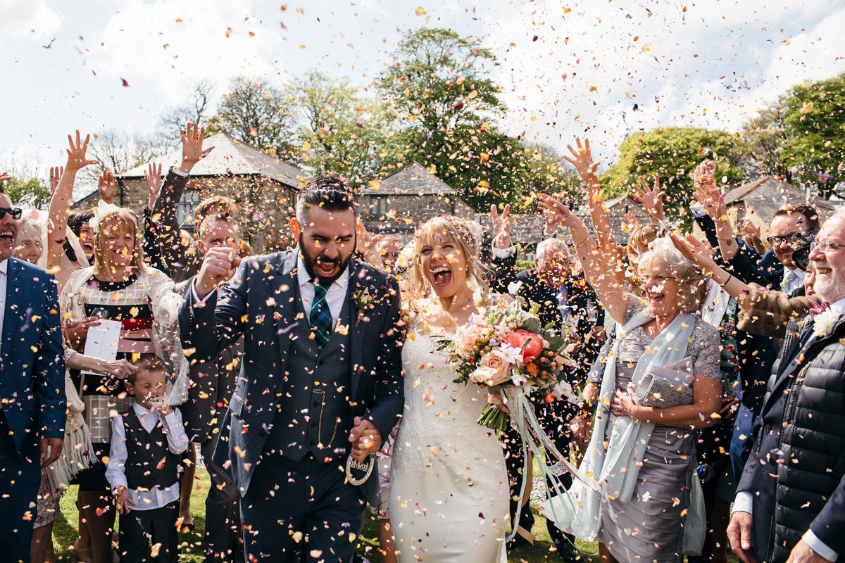 Wedding at Trevenna, Cornwall