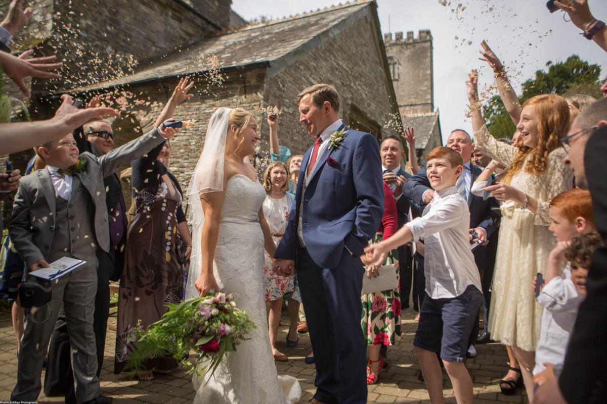 Wedding at Pengenna Manor, Cornwall