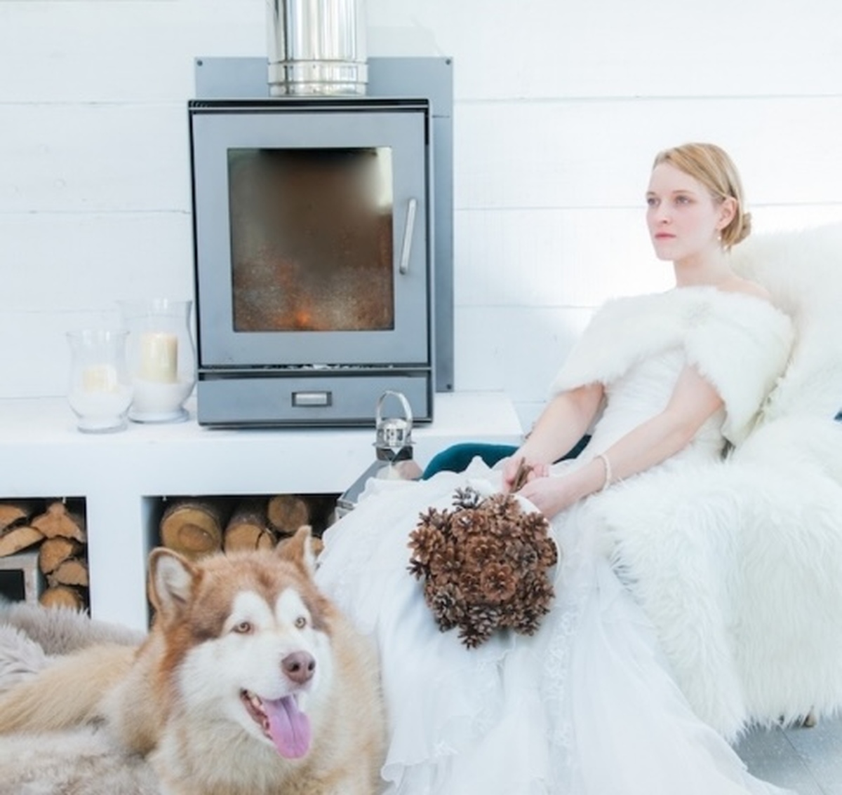 Winter Wedding Styling: Modern Scandi Winter 
