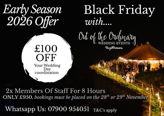 £100 off Wedding Day Coordination