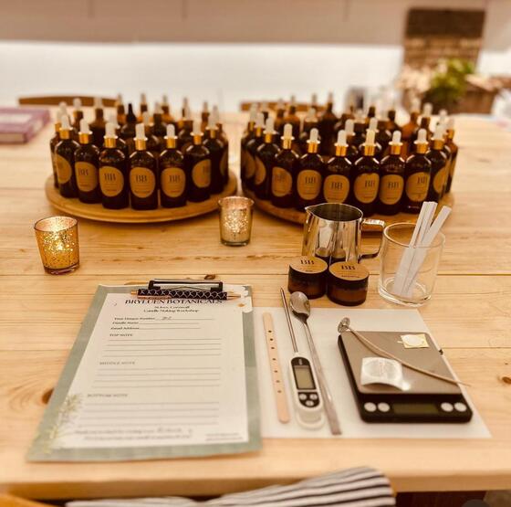 Candle-making workshop at The Cornish Place