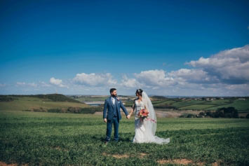 Wedding at Trerethern Farm, Cornwall