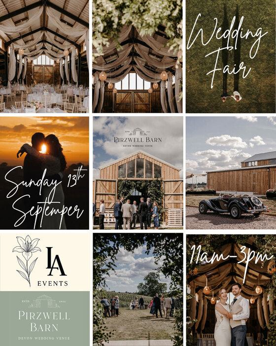 Pirzwell Barn & Lily Ashton Wedding Fair