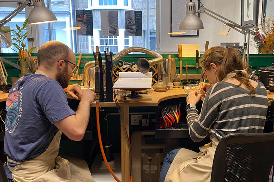 Make your own wedding bands at Becca Williams Jewellery