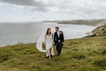 Wedding at Caerhays, Cornwall