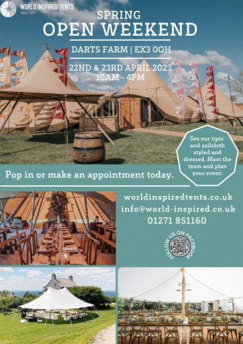 Open weekend with World Inspired Tents
